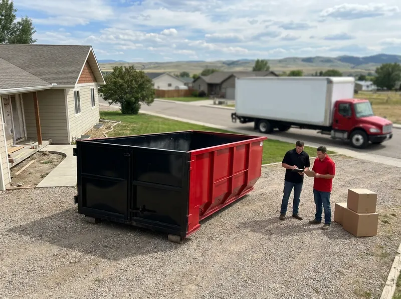 Residential Cleanout Dumpsters in Lewistown, MT